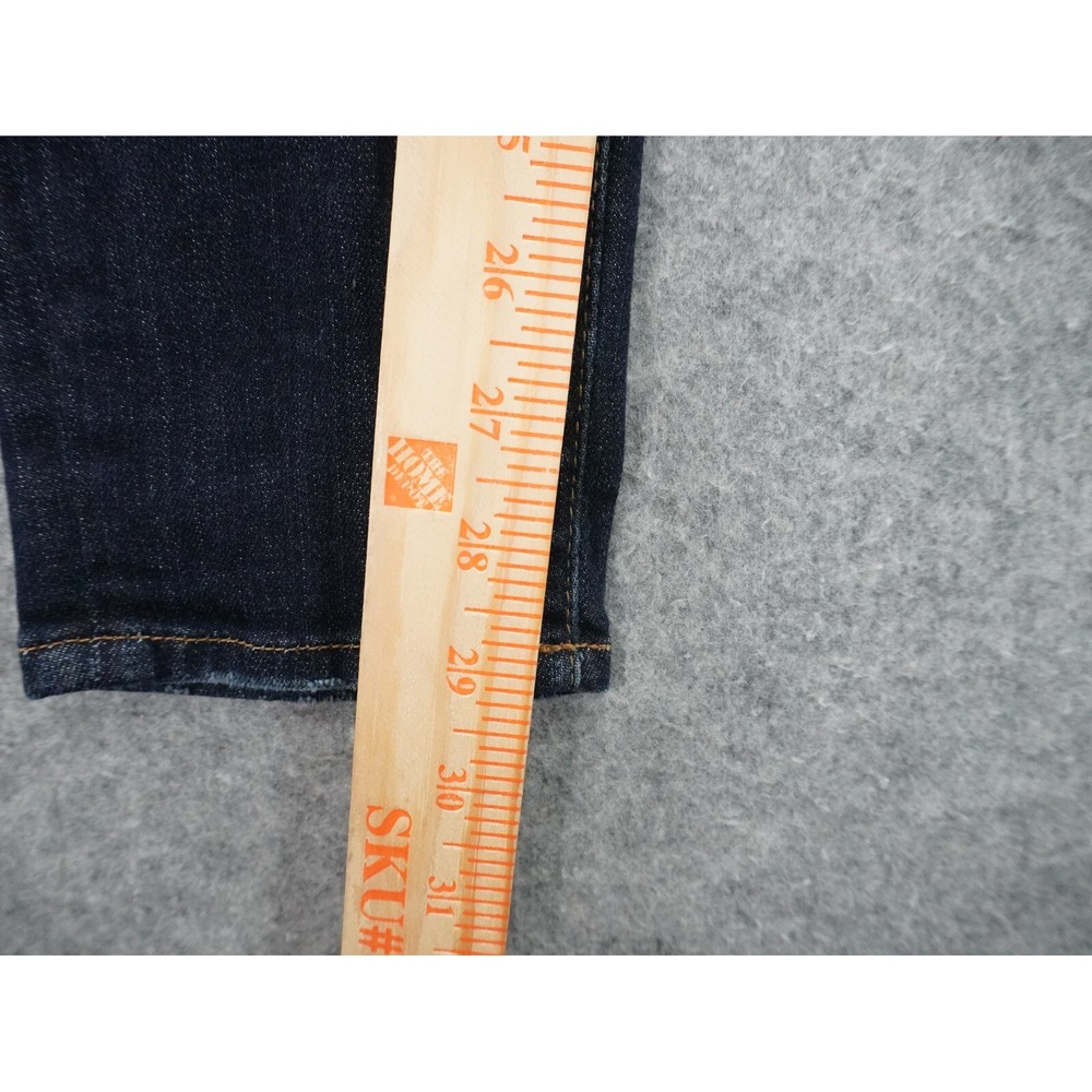 Frame Jeans Womens 26‎ Blue Distressed Le Skinny De Jeanne Dark Wash Denim - Picture 4 of 13